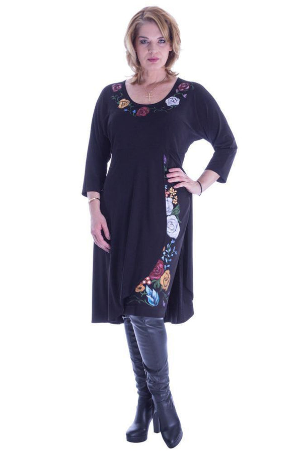 Rochie jerse pictata manual  Liza Panait Liza Panait Online Boutique
